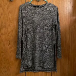 Long Sleeve Slit Shirt